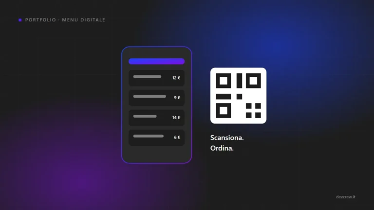 Gestionale menu digitale
