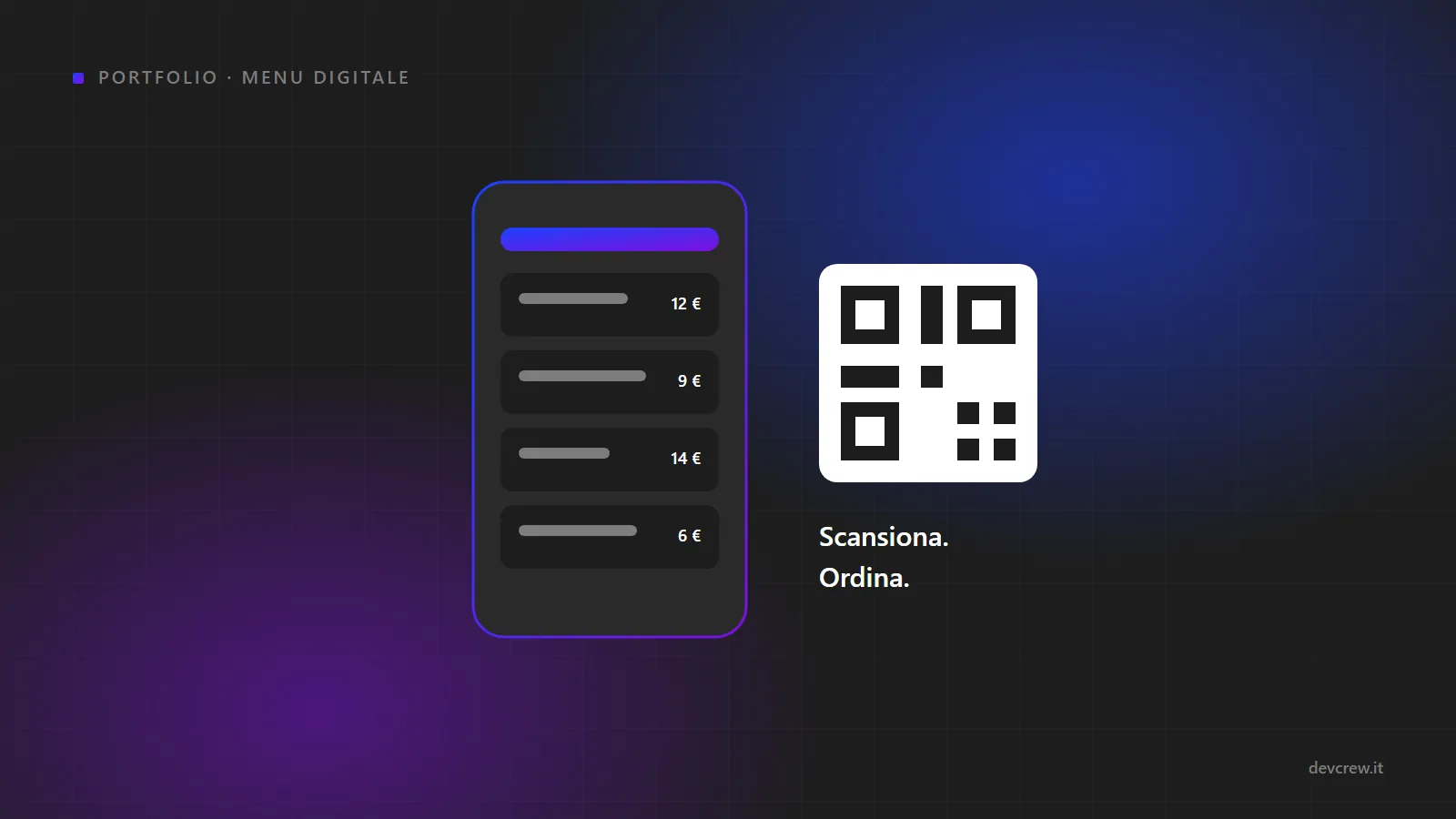Gestionale menu digitale